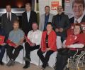 Bild: Karl Schwemmer
Die Ehrungen bei der Auerbacher SPD mit (von links) Kurt Dietl, Ortsvereinsvorsitzendem Peter Danninger, Norbert Gradl, Bundestagsabgeordnetem Uli Grötsch, Klaus Grünberger, Landratskandidat Michael Rischke, Hubert Pfab, Kreisvorsitzendem Uwe Bergmann, Hannelore Sertl, Europaabgeordnetem Ismail Ertug und Gisela Werner.