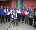 Bild: kro
Ehrung für 50 Jahre Mitgliedschaft: Im Bild von links Regionalleiter Robert Heilig, Bereitschaftsleiter Wolfgang Hartung, Hanns Gradl, Siegbert Hilgarth, Edgar Thoma (vorne), Walter Thoma, Landesvorsitzende Susanna Merkl, Ehrenbereitschaftsleiter Arno Sattler, Bürgermeister Wolfgang Braun, Landrat Wolfgang Lippert.