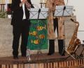 Bild: weu
Sonja und Karlheinz Höflich begeisterten als „Duopoli“ mit ihrem Konzert „Delikatezza“ in der Auferstehungskirche die Freunde der Kunst.