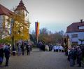 Bild: twi
Würdige Feierstunde vor dem Kriegerdenkmal in Oberköblitz