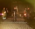 Bild: hzi
Dritter Bürgermeister Werner Trenz hält bei der Gedenkstunde zum Volkstrauertag in Thurndorf die Ansprache. Flankiert wird er von (von links) Pater Samuel sowie den 
Gemeinderäten Angela Kummert-Schleicher, Manfred Schaller und Rudolf Stopfer.