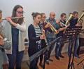 Bild: sön
Mit einem Marsch und einer Gavotte stimmte eine siebenköpfige Bläsergruppe der Blaskapelle St. Georg auf den Pfarrfamilienabend im Pfarrheim St. Josef ein.