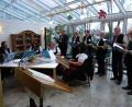 Bild: Nicole Koller
Das Ensemble der Waidhauser Stubenmusik im Wintergarten des Caritas Altenheimes in der Friedlandstraße