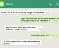 Bild: nt/az
Immer wieder erreichen die Online-Redaktion Nachrichten per Whatsapp, die eigentlich für jemand anderen gedacht waren.