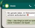 Bild: nt/az
Immer wieder erreichen die Online-Redaktion Nachrichten per Whatsapp, die eigentlich für jemand anderen gedacht waren.