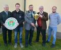 Bild: jr
Sieger der von Altlandrat Karl Haberkorn gestifteten Gaujugendförderscheibe wurde Jürgen Hecht. Den Wanderpokal für die erfolgreichste Jugend ging an die "Ringelstein"-Schützen Ottengrün. Unser Bild zeigt (von links) Bezirksschützenmeister Harald Frischholz, Karl Haberkorn, Jürgen Hecht, Stefan Zant, Dritter Vorsitzender der "Ringelstein"-Schützen, stellvertretender Bezirksschützenmeister Dieter Beer und Gaujugendleiter Manuel Ernst.