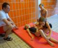 Bild: bkr
Fit in der ersten Hilfe und nicht nur das ist der Nachwuchs der Rettungsschwimmer. Sie sind ebenso fit im Wasser.