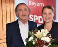 Bild: Helmut Sturm
Franz Schindler und Carolin Wagner bilden die Doppelspitze der Oberpfälzer SPD.
