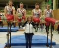 Bild: exb
Matthias Schedl, Vinzenz Gibhardt, Trainerin Christiane Faget-Malzer, Moritz Helgert und Johannes Malzer (von links) freuen sich über den hervorragenden fünften Platz in Bad Tölz.