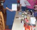 Bild: rst
Jelena Bauer (links) sprach bei der Abschlussfeier des Obst- und Gartenbauvereins.