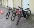 Bild: Grenzpolizeiinspektion Waidhaus
Die Polizei sucht die Besitzer dieser drei Mountainbikes. Die Schleierfahnder stellten die gestohlenen Fahrräder bei einer Kontrolle auf der A6 sicher.