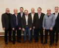 Bild: exb
Die geehrten Leistritz-Mitarbeiter (von links): Thomas Lindthaler, Josef Weig, Karl Landgraf, Andy Sperber, Xaver Gallitzendörfer, Richard Riedl, Hans Menzel und Heinrich Hartwig.