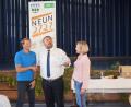 Bild: fvo
Gesundheits-Coach Thomas Eberl (von links) kam zum Projektauftakt "Neun2727" mit Bürgermeister Josef Beimler und Koordinatorin Doris Völkl. Die Reihe wird weiterlaufen, heißt es in der Marktratssitzung.