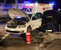 Bild: wro
Zwei Verletzte gab es bei einem Unfall in Wiesau.