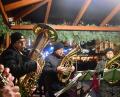 Bild: Kunz
Wunderschöne bekannte Weihnachtslieder spielt die Stadt- und Jugendblaskapelle Weiden. Die Kälte kann den Musikern nichts anhaben.