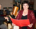 Bild: zer
Die beiden Künstler die beim Benefizkonzert in der St. Erhardkirche auftraten. An der Orgel Andreas Kunz und rechts Hildegard Zoltziar.