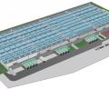 Bild: Schott/exb
So könnte es einmal aussehen: Das neue Logistikzentrum der Schott AG bei Wiesau. Der Entwurf sieht eine 300 Meter lange und 130 Meter breite Bebauung vor. Mit einem zweistelligen Millionenbetrag möchte das Unternehmen die rund 1250 Arbeitsplätze bei Schott in Mitterteich langfristig sichern.