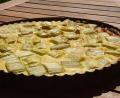 Bild: Gabi Schönberger
So köstlich kommt der Rhabarberkuchen mit Eierguss aus dem Ofen.