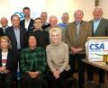 Bild: Hirsch
Der CSA-Kreisverband ehrte langjährige Mitglieder und wählte einen neuen Vorstand. Dabei wurde Kreisvorsitzender Alexander Pangerl (Zweiter von links) im Amt bestätigt.
