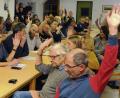 Bild: Stephan Huber
Bei der Bürgerversammlung im Lehrsaal der Feuerwehr Rosenberg wurden die meisten Anträge mehrheitlich an den Stadtrat überwiesen.