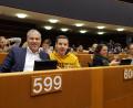 Bild: Kreisjugendring Tirschenreuth/exb
Vorsitzender Jürgen Preisinger und Vorstandsmitglied Fabian Ernstberger (von links) durften bei einer Tagung in Brüssel das Europa-Projekt des Kreisjugendrings Tirschenreuth vorstellen.