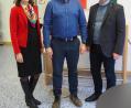 Bild: Bühner
Gastprofessor aus Ungarn Enre Horváth zusammen mit OTH-Professorin Denise Fischer
und OTH-Vizepräsident Ulrich Müller.