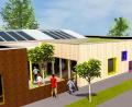 Bild: exb/Knipl, Pracht und Partner
Der neue Kindergarten in Fronberg wird in Holzbauweise entstehen. Der Bauausschuss legte die Materialien fest und entschied über das Heizungskonzept.