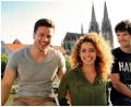 Bild: Hans Brainfood
Jakob Graf, Isabella Voit und Matthias Coufal (von links) vom Regensburger Start-up Hans Brainfood.