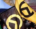 Bild: Sebastian Willnow
Das Logo der "Identitären Bewegung".