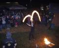 Bild: mfh
Die Feuershow begeisterte die Besucher auf der Schanze.
