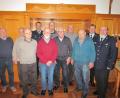 Bild: is
Bild zeigt die Geehrten für 50 und 65 Jahre Mitgliedschaft bei der FFW Pressath. v.l.n..r.: Josef Muhr, Siegfried Bodner,Albert Fischer, Ralf Schupfner (Vizekommandant), Ludwig Spitaler, Willi Rauch, Martin Gebhardt, Heinz Kppauner, Josef Frfiedrich, Stephan Fahrnbauer (stellv. Vorsitzender) und Hans Stangl, (Vorsitzender)