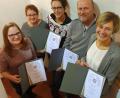 Bild: Reinhard Weber
Die Geehrten der BSJ im Kreis Amberg (von links): Anita Powalla, Helga Powalla, Tina Nentwig, Reinhard Weber und Simone Fuchs.