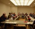 Bild: szl
Zum ersten hielt der Marktgemeinderat seine Sitzung im neugestalteten Sitzungssaal im umgebauten Rathaus.