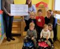 Bild: wlr
Freudestrahlende Gesichter bei Theresa Koch und Simon Kleber. Die Kinder waren von den Bobby-Cars überwältigt.