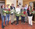 Bild: mür
Mitarbeiterehrungen standen auch bei der diesjährigen Weihnachtsfeier der Firma Mühlmeier auf dem Programm. Im Bild (von links) Thorsten Böhm, Max Ulrich, René Mühlmeier, Petra Schmidtkonz, Rita Gartner, Konstantin Geyer und Claudia Wolf.