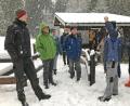Bild: nm
"Lust auf Winter" bestimmt die Szenerie rund um das Treffen an der Talstation des Wurmsteinlifts. Verantwortliche und Helfer treffen sich zur Vorbereitung auf die Saison 2019/20.