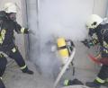 Bild: egl
Hier wurde ein Kellerbrand mit Personen in Gefahr geübt. Der Tag an der Feuerwehrschule brachte viele neue Erkenntnisse.