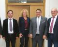 Bild: Hirsch
Günther Pronath, Alfred Jäger, Sabine Roidl, Thomas Falter und Harald Bemmerl (von links) zogen eine erfolgreiche Jahresbilanz.