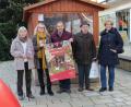 Bild: fphs
Christine Roth, Kerstin Brunner von der Tourist-Info, Harald Heinrich, Eberhard Eckinger und Monika Schaffer (von links) laden ein zum Marktredwitzer Krippenweg.