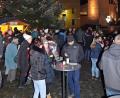 Bild: jma
"Volles Haus" herrscht beim "Christbaumloben" auf dem Turnerplatz.