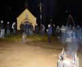 Bild: bey
Die Katholische Jugend hat zur Waldweihnacht an die Haberstumpfkapelle eingeladen.