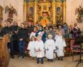 Bild: ang
"An Jodler fürs Christkindl" widmeten die Vorbacher Sänger unter anderem an "Alle, die draußen leben müssen".