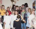Bild: wgw
Die Kinder der Evangelischen Kirchengemeinde Schwarzenfeld bei der Generalprobe im Seniorenheim.