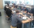 Bild: FOS Marktredwitz/exb
Voller Begeisterung brachten sich die Realschüler beim Workshop ein.