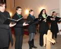 Bild: rpp
Beim Konzert des Bayreuth-Kulm-Ensembles in der Kulmstädter Dreieinigkeitskirche tragen die Musiker auch englische Lieder aus der Feder von John Rutter vor.