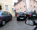 Bild: ubb
Regionaldekan Pfarrer Georg Flierl rügt die Falschparker.