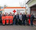 Bild: jma
Die CSU-Besucher um die Landtagsabgeordneten Stephan Oetzinger und Tobias Reiß (Dritter und Vierter von links) beim Besuch der Rettungswache Eschenbach.