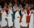 Bild: kro
51 Sternsinger nahmen im vorderen Bereich das Basilika Platz.