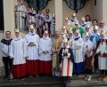 Bild: Kunz
Die Sternsinger von Herz Jesu freuen sich über die Spendenbereitschaft der Gläubigen. Sie sammeln insgesamt 7590 Euro.