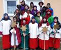 Bild: exb
In der Pfarrei Großkonreuth waren 18 Ministranten als Sternsinger unterwegs.